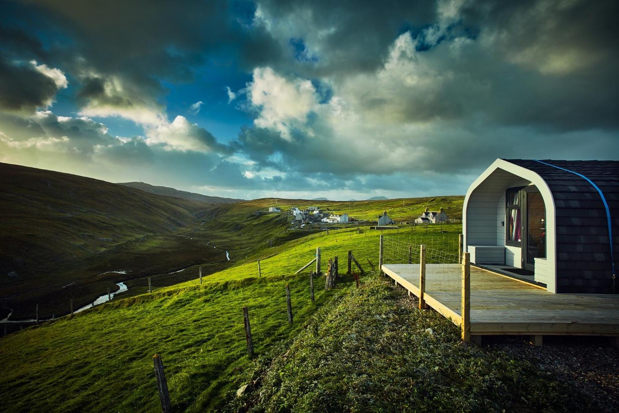 Seapods - Isle Of Lewis - Luxury En-Suite Pods On The Edge Of The Atlantic Ocean Aird Uig Bagian luar foto